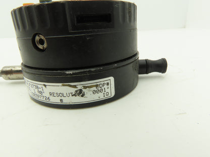 Starrett F2730-1 Wisdom Digital Indicator 0-1" 25mm .0001" -Cracked glass, Works