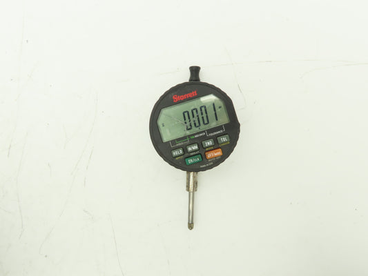 Starrett F2730-1 Wisdom Digital Indicator 0-1" 25mm .0001" -Cracked glass, Works