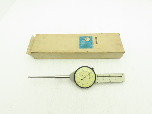 Ames 4224 Vintage Dial Indicator Gage 0-100 Dial 4" Range .001"