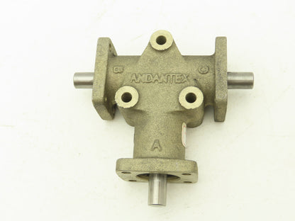 Andantex NJ 07712 R3103 Anglgear Drive 1:1 Ratio, Type 3-way 2-Output Shafts