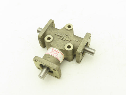 Andantex NJ 07712 R3103 Anglgear Drive 1:1 Ratio, Type 3-way 2-Output Shafts