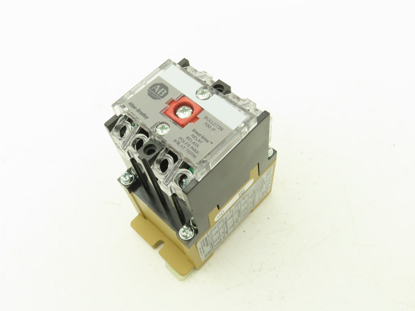 Allen-Bradley 700-P200A1 AC Relay 2 Pole Contactor 10A 600V 2NO 120V Coil Ser E