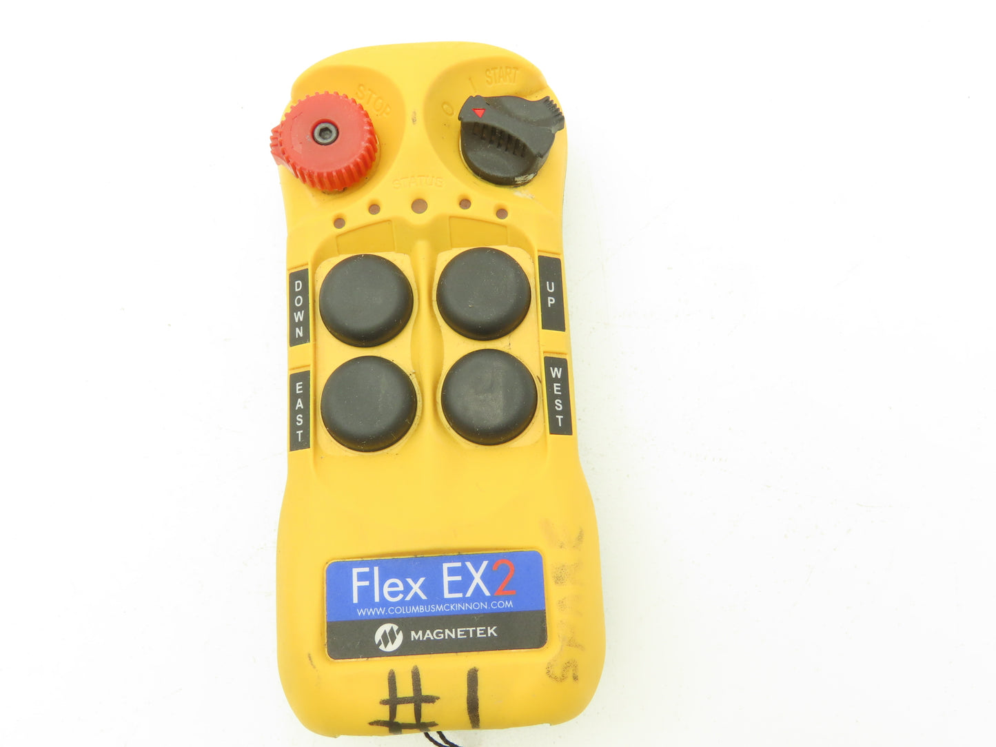Magnetek FLEX EX2 Overhead Crane Hoist Radio Remote Control 4 Button 2 Speed
