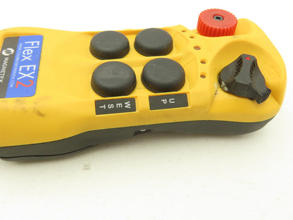 Magnetek FLEX EX2 Overhead Crane Hoist Radio Remote Control 4 Button 2 Speed