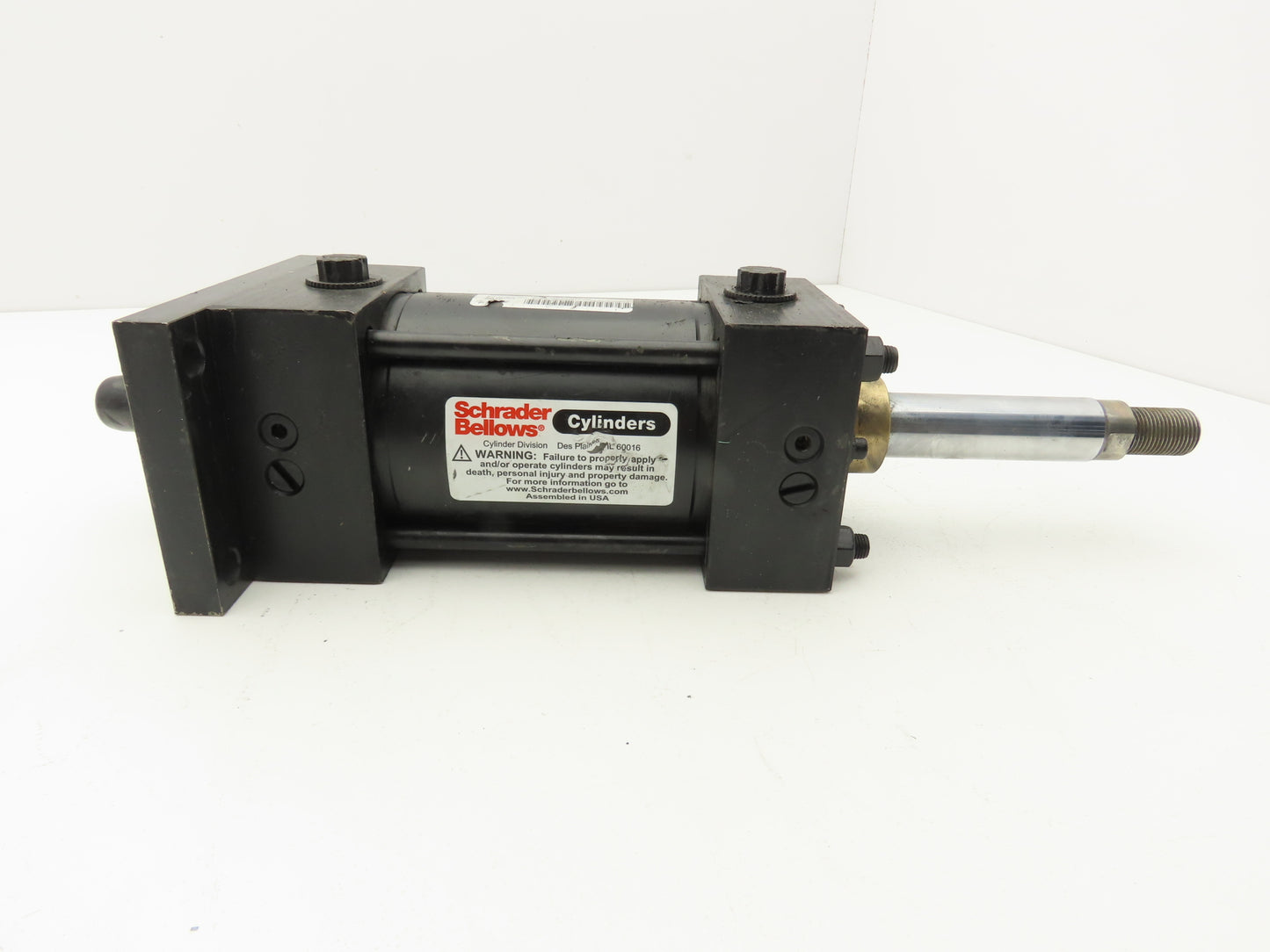 Schrader Bellows PBD1124213.250 Pneumatic Cylinder Double End 3.25" Stroke