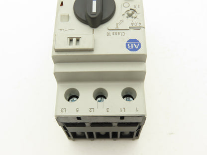 Allen Bradley 140M-C2E-B40 Circuit Breaker Motor Protection 2.5-4A Lot of 4