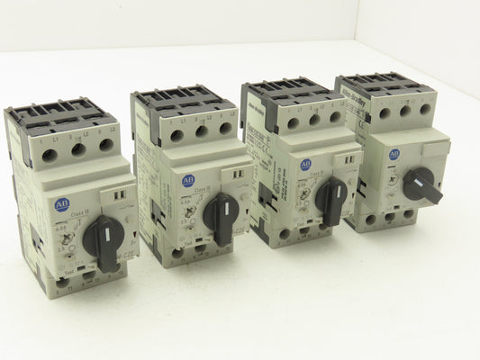 Allen Bradley 140M-C2E-B40 Circuit Breaker Motor Protection 2.5-4A Lot of 4