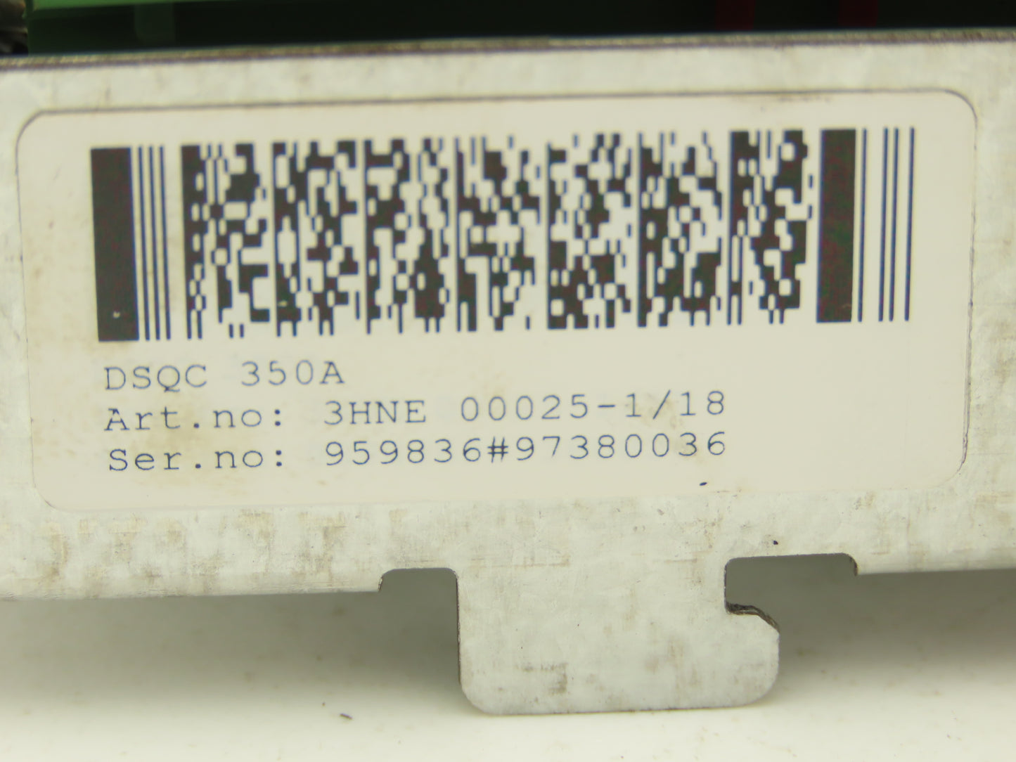 ABB 3HNE 00025-1/18 DSQC 350A RIOI-01 Robot Communication Board PCB