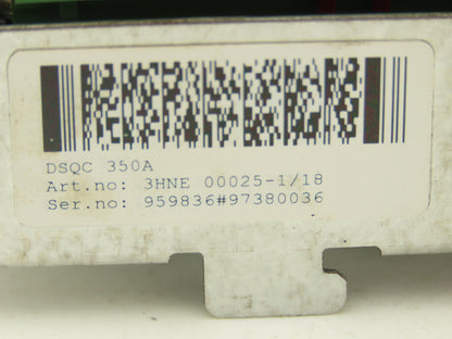ABB 3HNE 00025-1/18 DSQC 350A RIOI-01 Robot Communication Board PCB