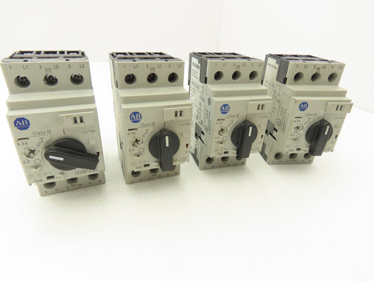 Allen Bradley 140M-C2E-B63 Circuit Breaker Motor Protection 4-6.3A Lot of 4