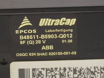 EPCOS ABB DSQC624 3HAC 020150-001-03 B48611-B5903-Q012 UltraCap Capacitor