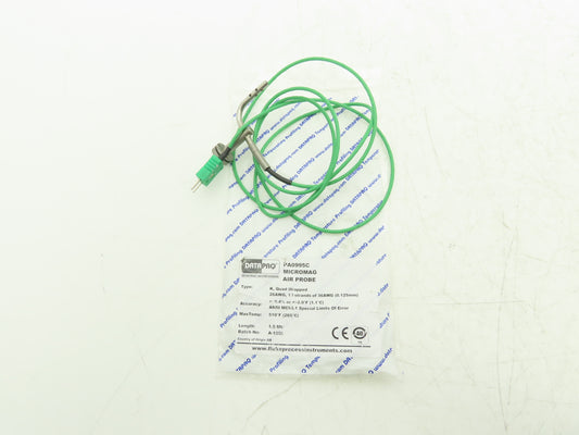Datapaq PA0995C Data Logger Type K MicroMag Air Probe Thermocouple 510°F