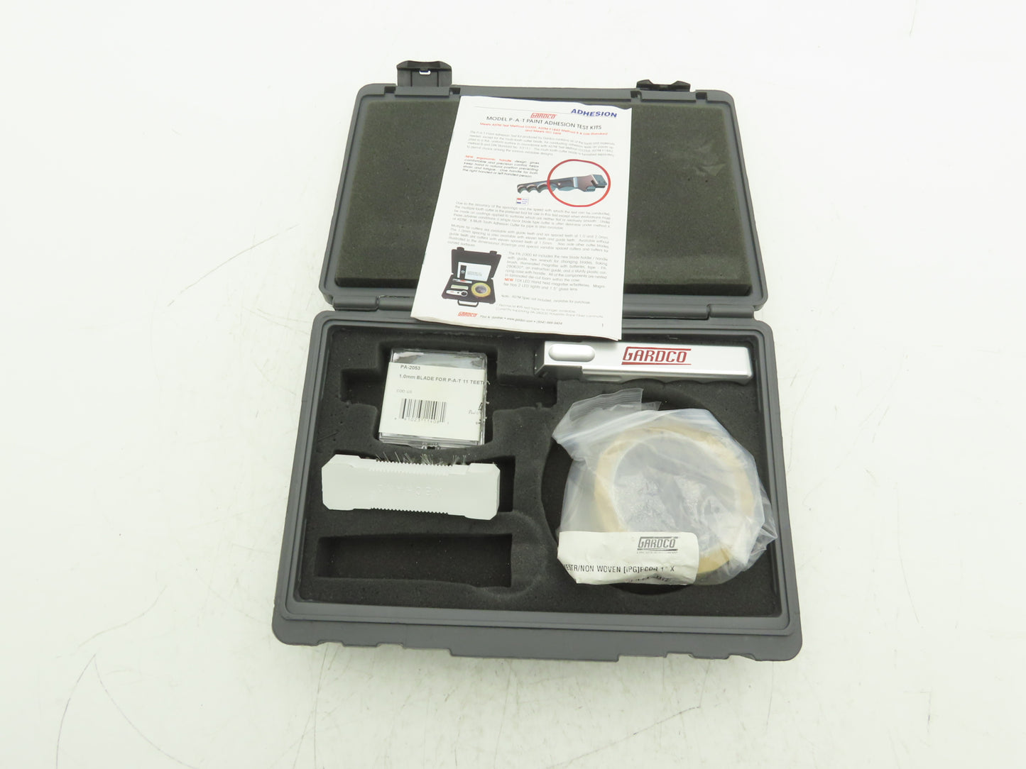 Gardco PA-2000 Cross Cut Paint Adhesion Test Kit with 11-Tooth Cutter PA-2053