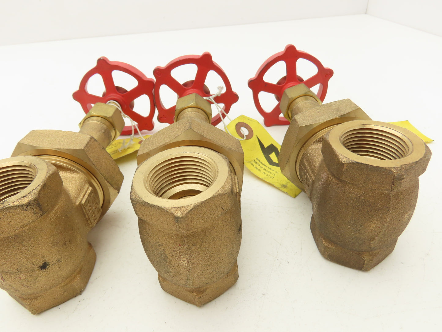 Milwaukee Valve  1151 Rising Stem Gate Valve 3/4" FNPT 150SWP 300 WOG Lot of 3