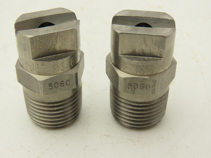 Spraying Systems H3/8U-SS5060 Veejet Stainless Spray Nozzle 3/8" NPT Lot of 12