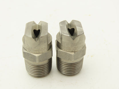 Spraying Systems H3/8U-SS5060 Veejet Stainless Spray Nozzle 3/8" NPT Lot of 12