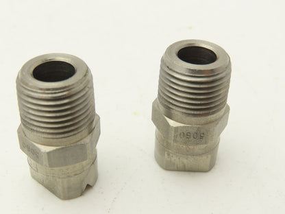 Spraying Systems H3/8U-SS5060 Veejet Stainless Spray Nozzle 3/8" NPT Lot of 12