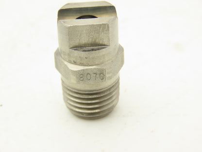 Spraying Systems H1/4U-SS8070 Veejet Stainless Spray Nozzle 1/4" NPT Lot of 10