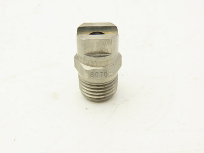 Spraying Systems H1/4U-SS8070 Veejet Stainless Spray Nozzle 1/4" NPT Lot of 10
