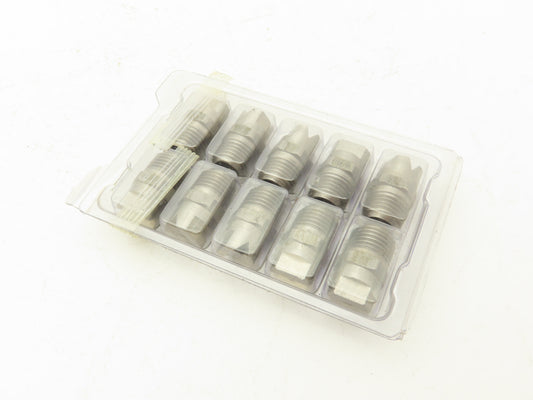 Spraying Systems H1/4U-SS8070 Veejet Stainless Spray Nozzle 1/4" NPT Lot of 10
