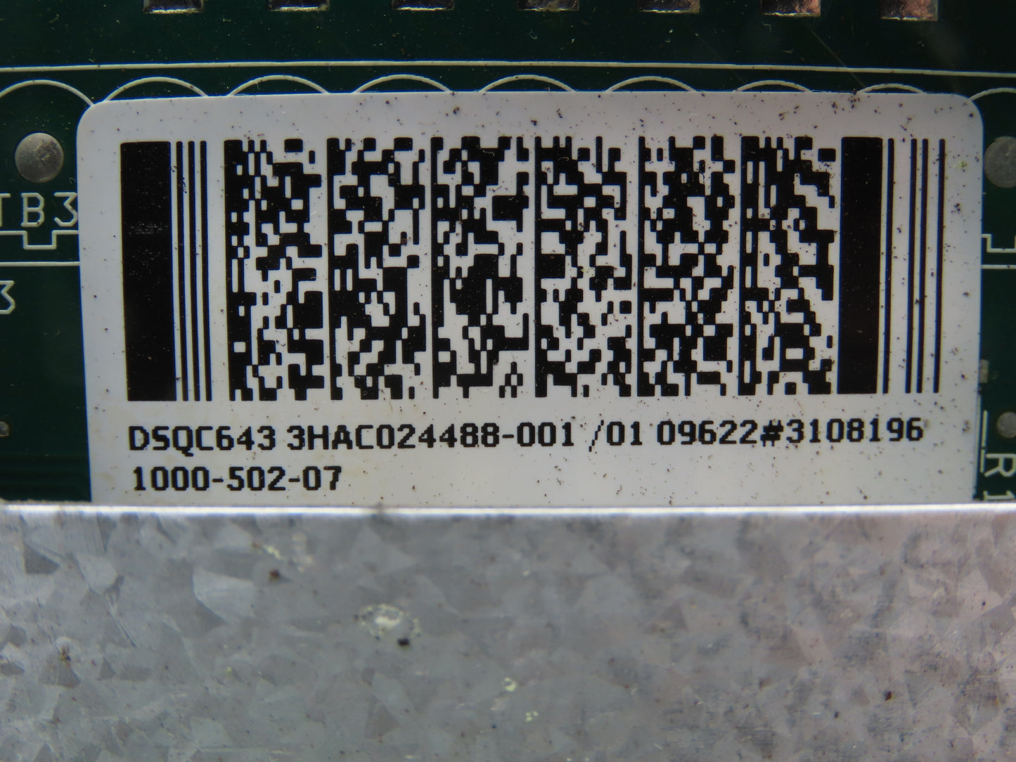 ABB 3HAC024488-001/01 DSQC643 Robot Panel Board PCB