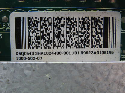 ABB 3HAC024488-001/01 DSQC643 Robot Panel Board PCB