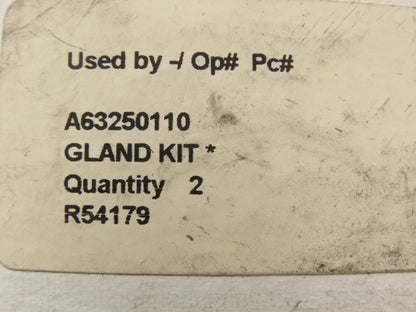Schrader Bellows A63250110 1" Cylinder Bunan A2N Rod Gland Seal Kit