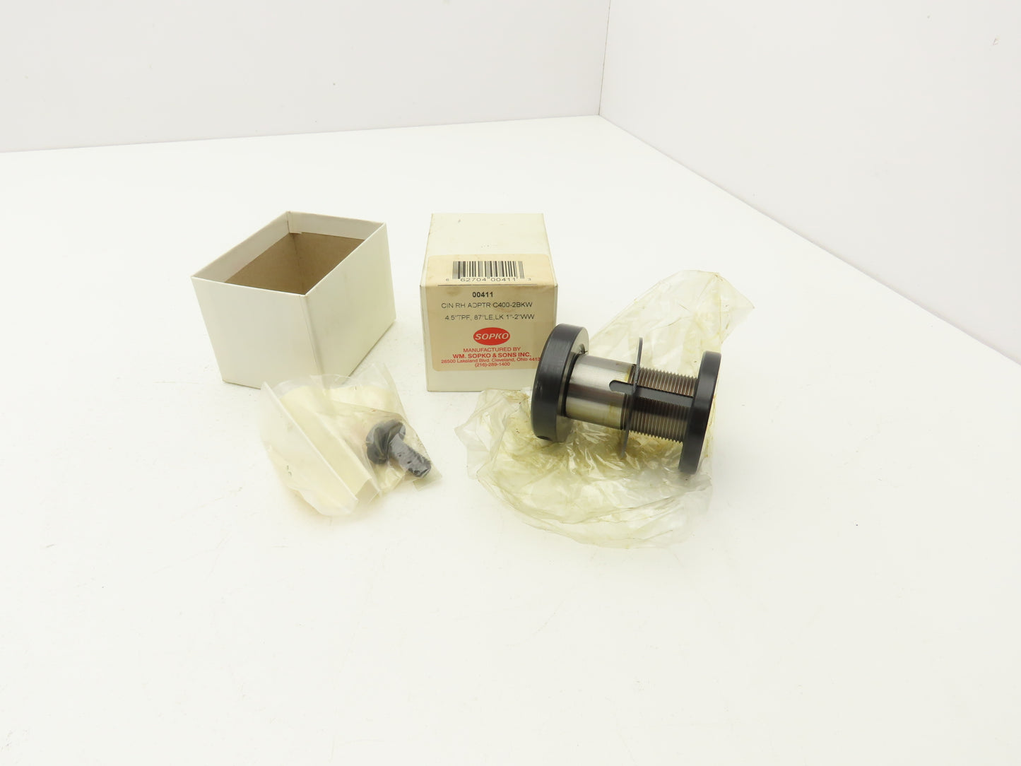 Sopko C400-2BKW Cincinnati RH Adapter For 1.250" ID Wheels .87" Large End Taper