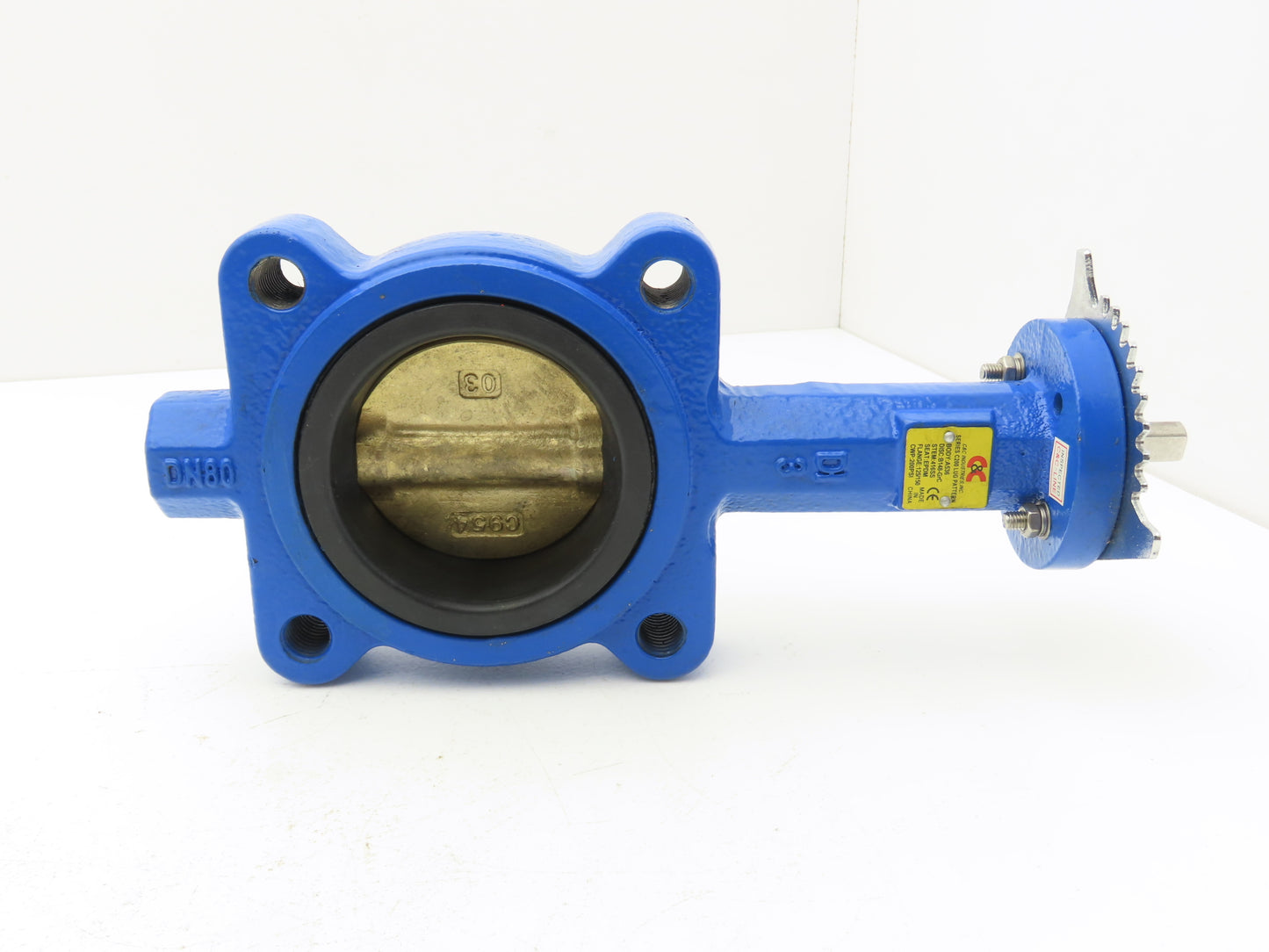 C&C Industries B148-GRC Butterfly Valve 3" Stainless Disc 200 PSI A536 DN80