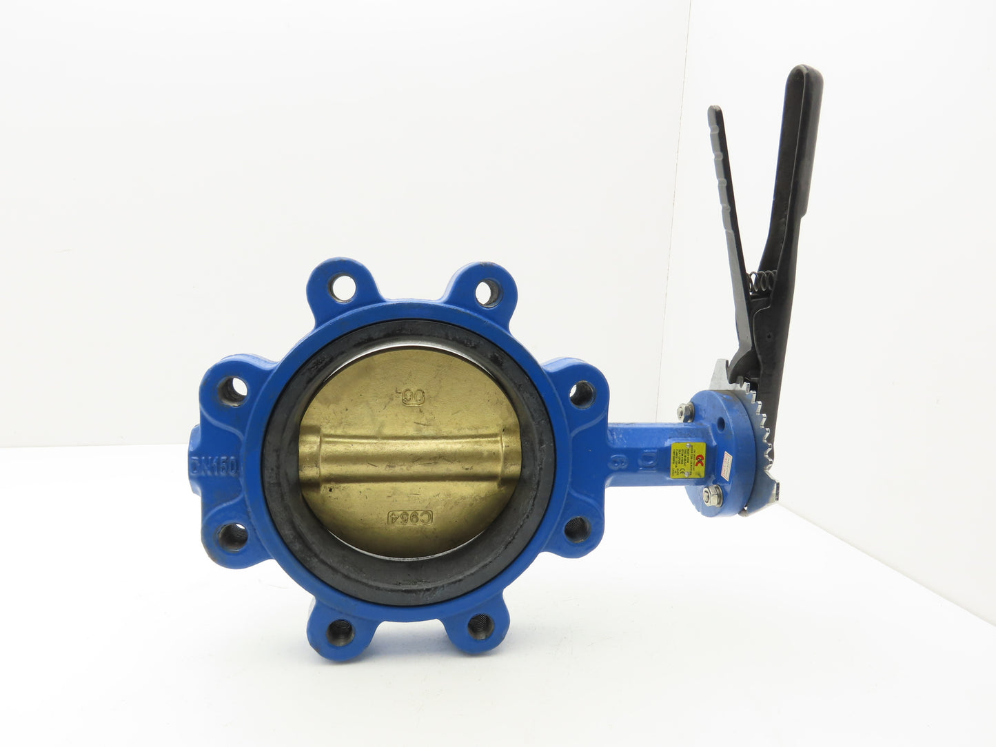 C&C Industries B148-GRC Butterfly Valve 6" Stainless Disc 200 PSI A536 DN150
