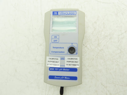 Milwaukee Instruments MW 101 Portable pH Water Meter Tester w/Probe