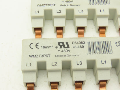 Eaton WMZT2P6T Circuit Breaker Busbars 2-3 Pole Extension Terminal Mixed Lot