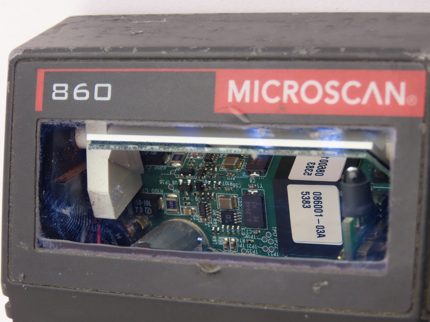 MicroScan FIS-0860-0002G 860 Barcode Scanner Reader Fixed Placement 15° Lens
