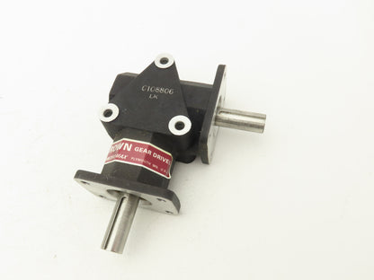Crown C108806 Zero Max Gear Drive 1:1 Ration 5/8" Shaft 2 Way Right Angle
