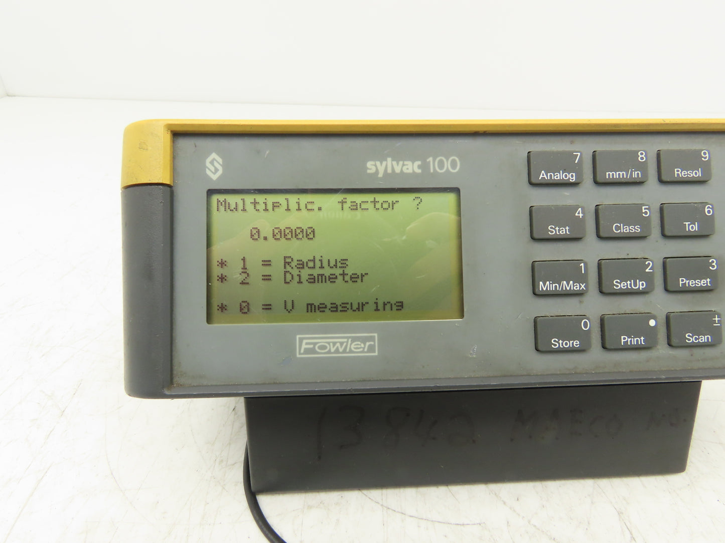 Fowler Sylvac 100 Digital Bore Gage Indicator Display Unit w/Probe 38.9-48mm