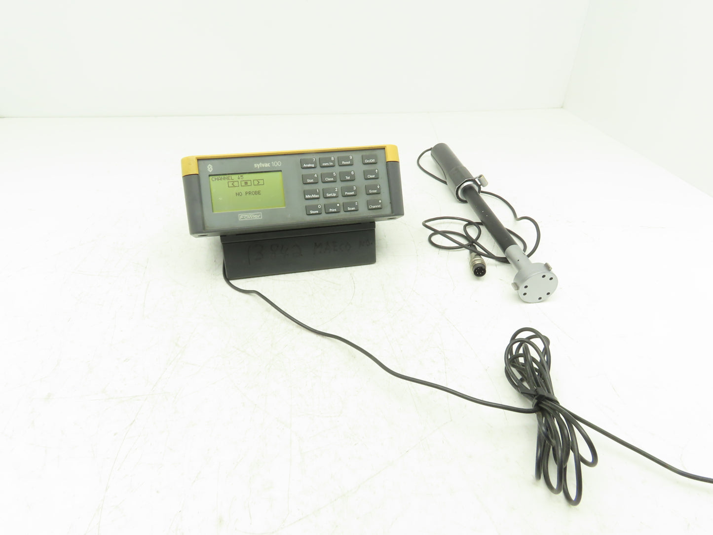 Fowler Sylvac 100 Digital Bore Gage Indicator Display Unit w/Probe 38.9-48mm