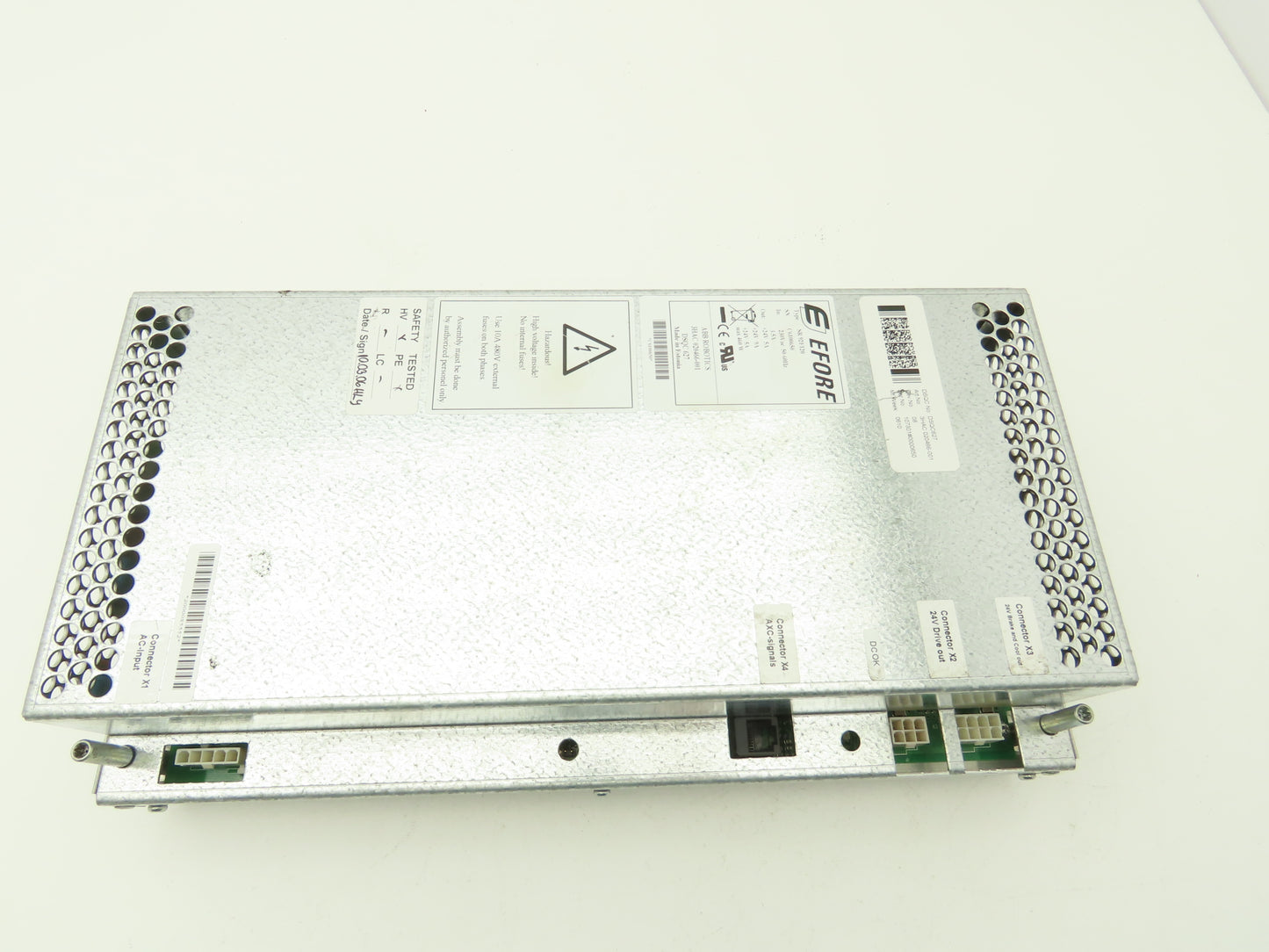 ABB 3HAC020466-001 DSQC627 EFORE SR92E120 Robot Power Supply 230VAC In 24V Out