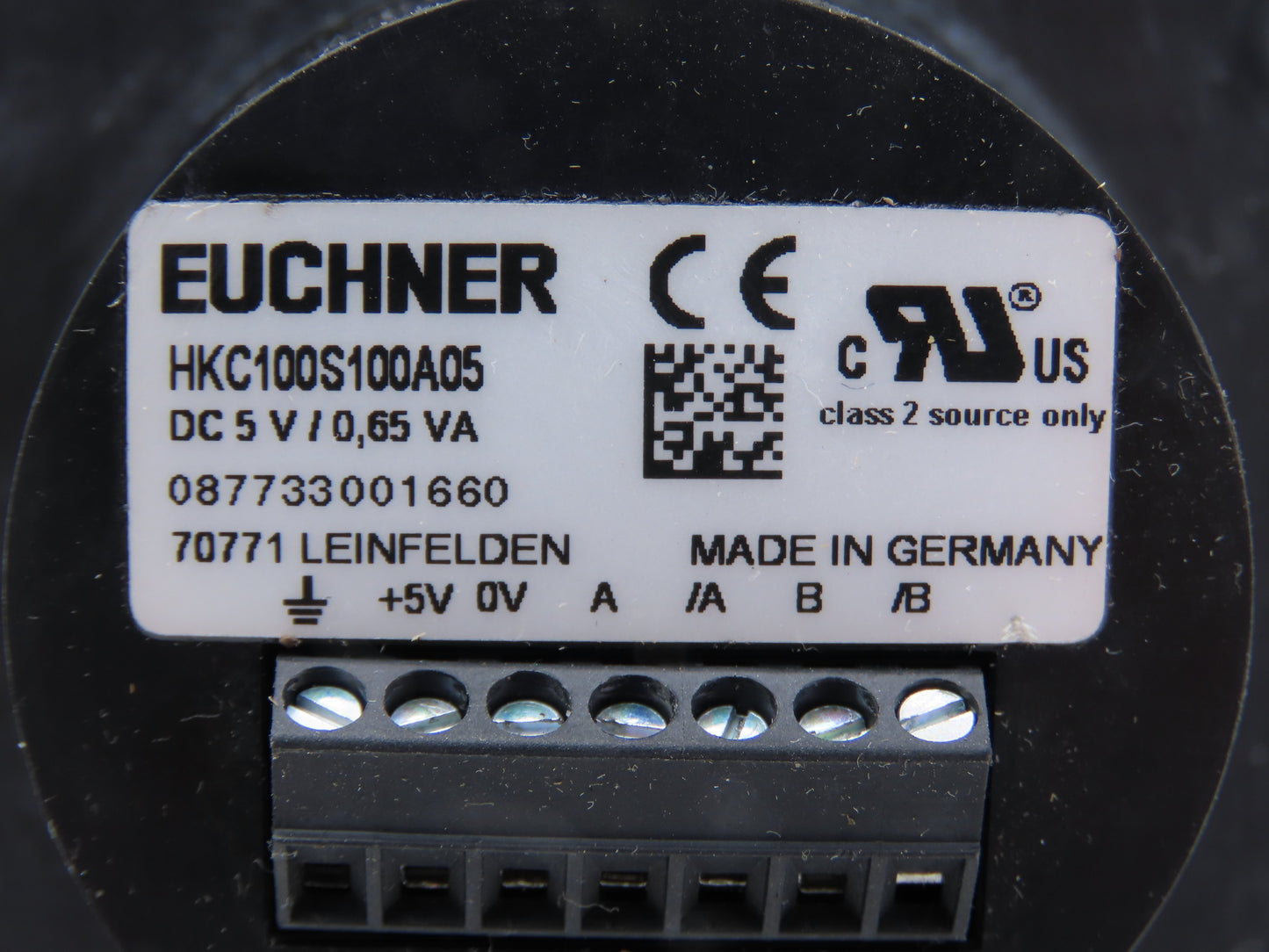 Euchner HKC100S100A05 Handwheel For Handheld Pendant 100 Detents/Rev Magnetic
