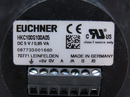 Euchner HKC100S100A05 Handwheel For Handheld Pendant 100 Detents/Rev Magnetic