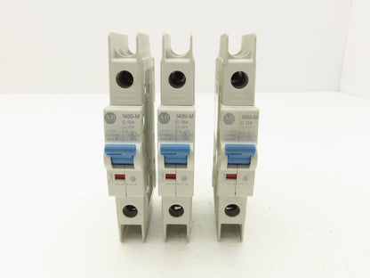 Allen Bradley 1489-M1C130 Circuit Breaker 13A 1 Pole 480 VAC Ser D Lot of 3