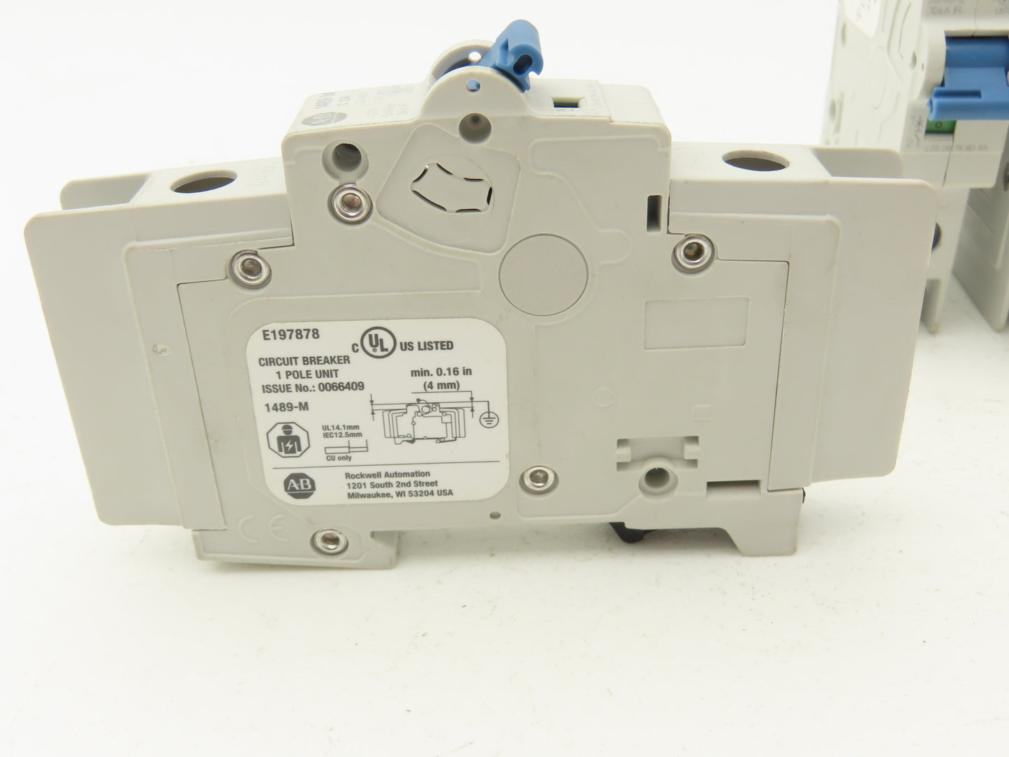 Allen Bradley Circuit Breaker 2/4/5/15/20A 1 Pole Mixed Lot of 6