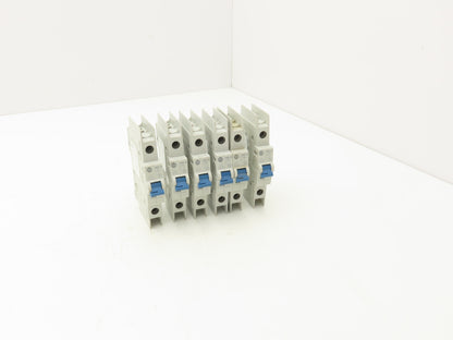 Allen Bradley Circuit Breaker 2/4/5/15/20A 1 Pole Mixed Lot of 6