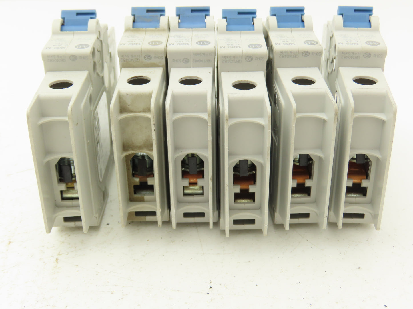 Allen Bradley Circuit Breaker 2/4/5/15/20A 1 Pole Mixed Lot of 6