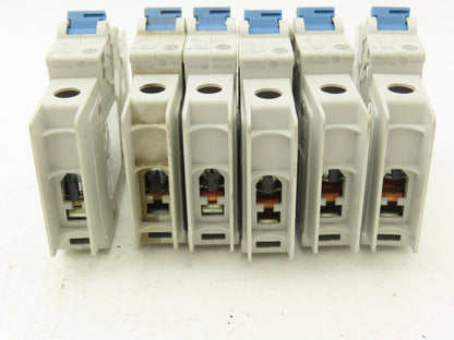 Allen Bradley Circuit Breaker 2/4/5/15/20A 1 Pole Mixed Lot of 6