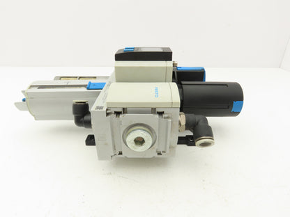 Festo MS6-LFR-1/2-D7-E-U-M-AD1-AS Air Line Filter Shut Off / Regulator Digital