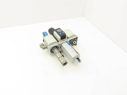 Festo MS6-LFR-1/2-D7-E-U-M-AD1-AS Air Line Filter Shut Off / Regulator Digital