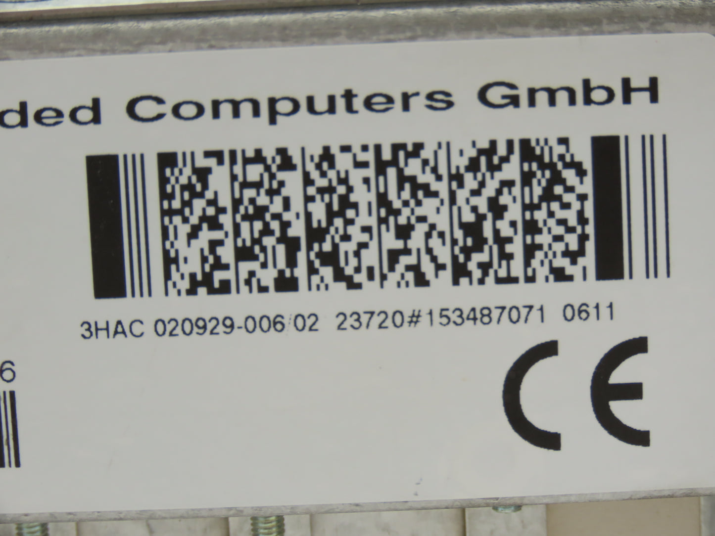 ABB 3HAC 020929-006 Kontron Embedded Computer AC Plus 2-D150-0006/02 M2004HW
