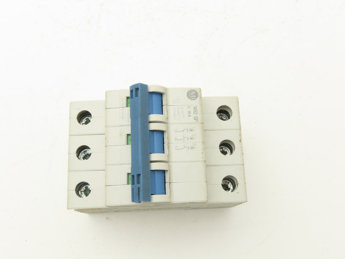 Allen Bradley 1492-SPM3C160 Circuit Breaker 16A 3 Pole 480 VAC Ser D