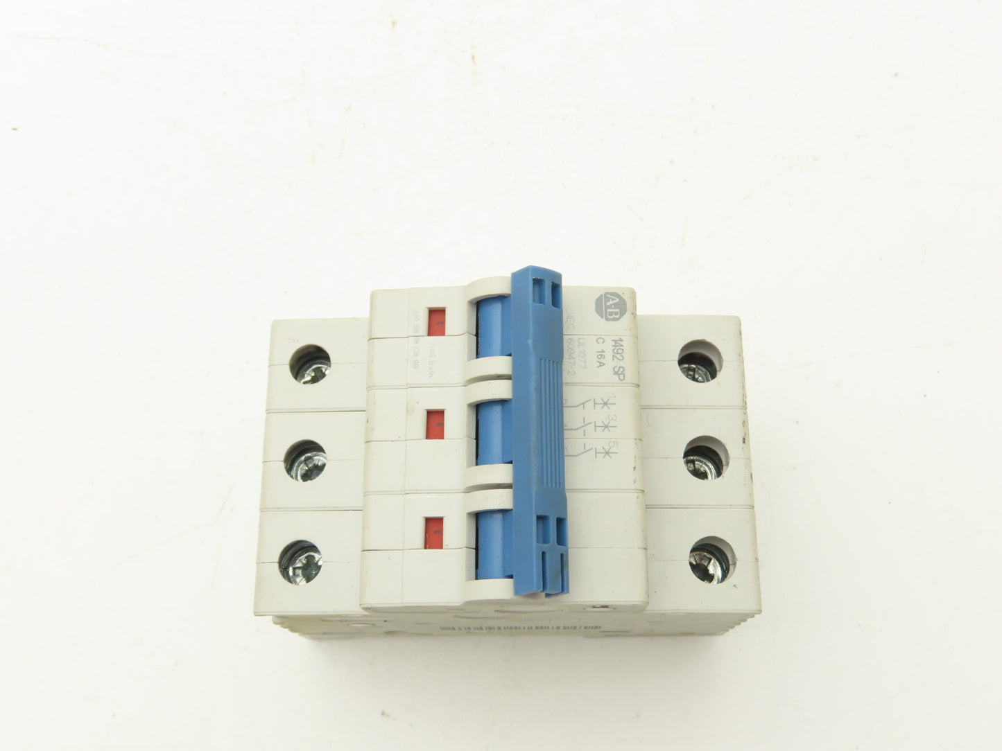 Allen Bradley 1492-SPM3C160 Circuit Breaker 16A 3 Pole 480 VAC Ser D