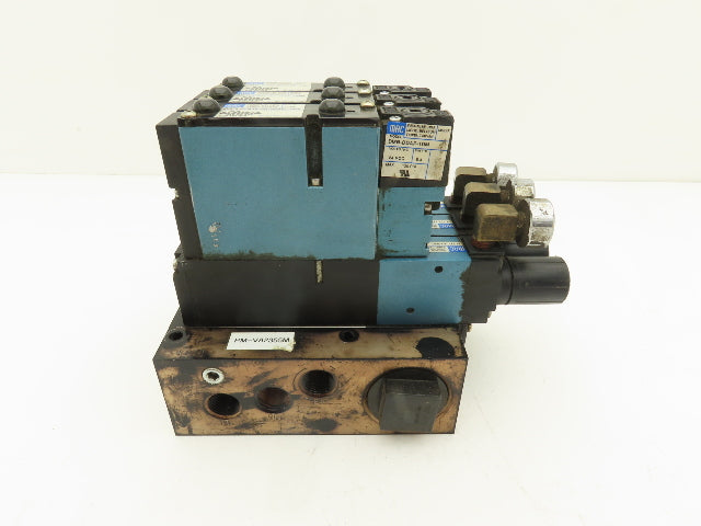 MAC 92B-AAF-BJA-DM-DDAP-1DM9  3-Station Solenoid Valve Manifold 24VDC 92 Series